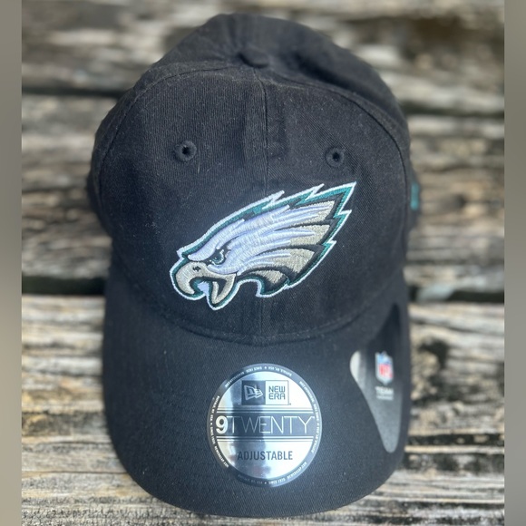 NWT New Era 9Twenty Philadelphia Eagles NFL Embroidered Adjustable Baseball Hat - Picture 2 of 9